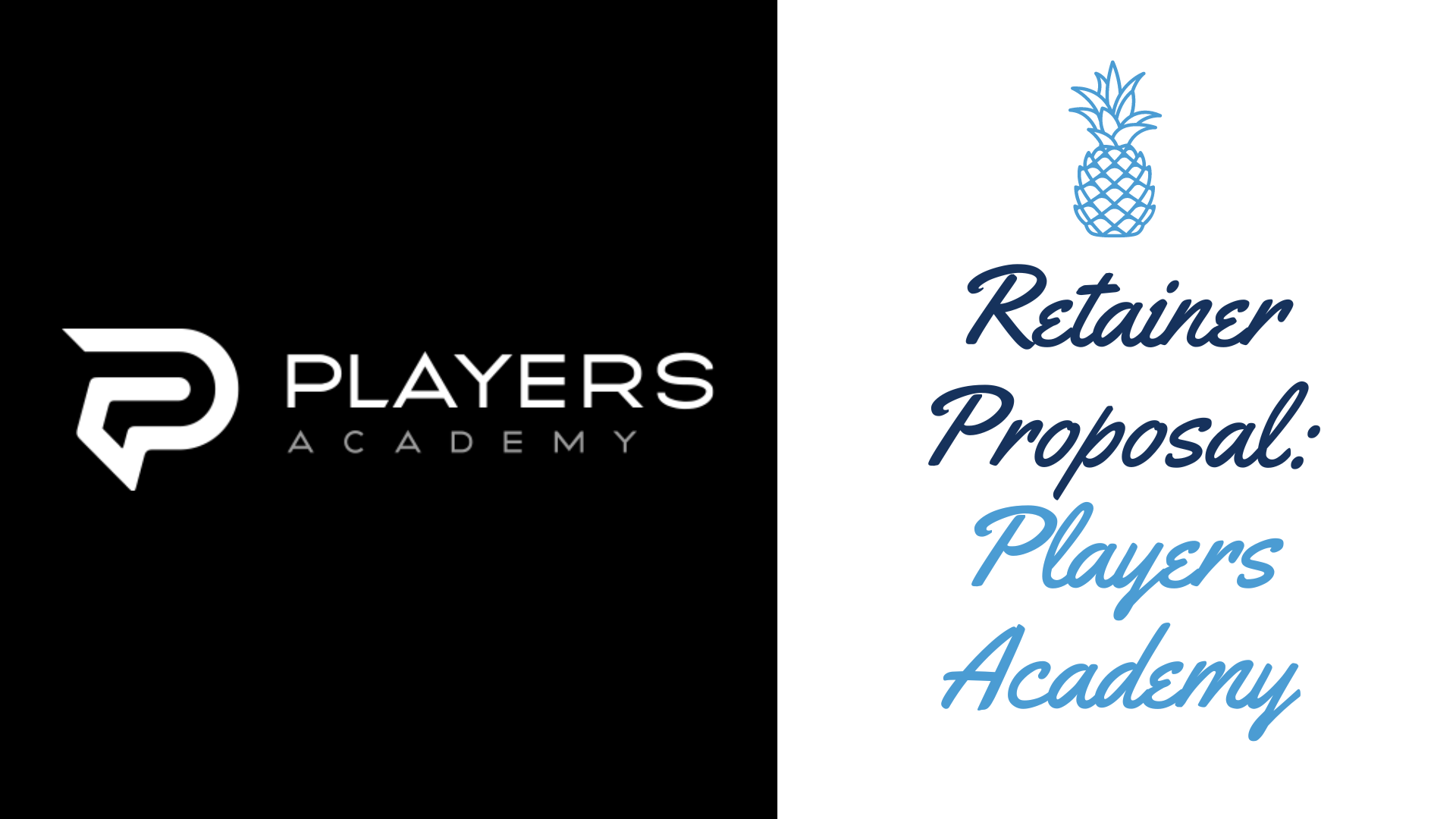 Players Academy Proposal